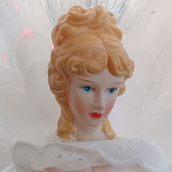 17' Lighted Fiber Optic Angel Tree Topper Ornament - Picture 1 of 6